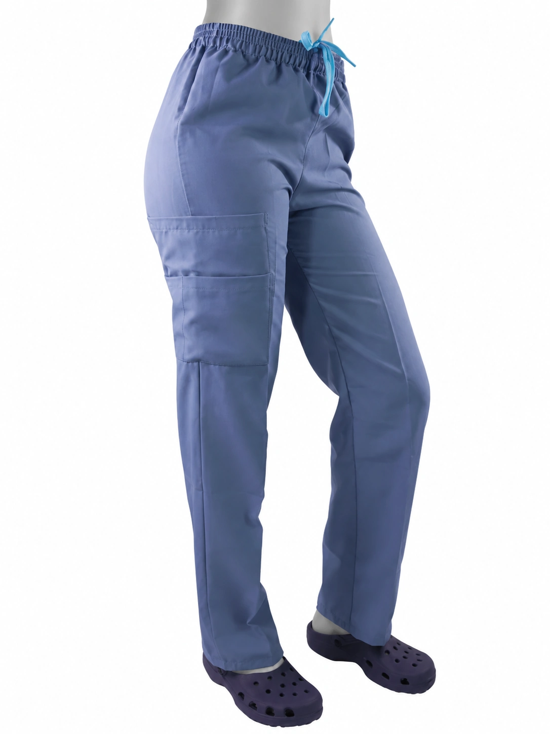 Pantalón clínico celeste con bolsillos laterales del catálogo de Accesorios Santé